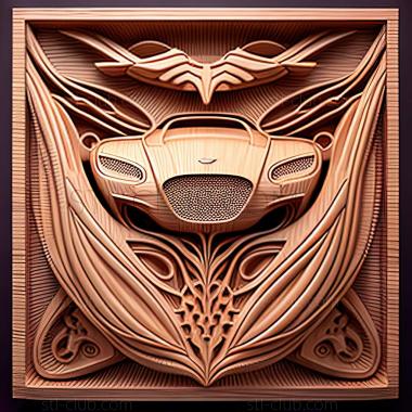 3D модель Aston Martin V8 (STL)